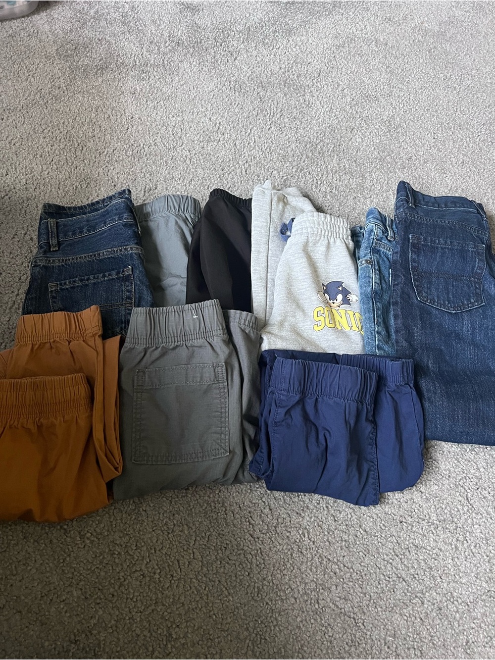 Kids Jeans, Shorts & Elastic Pants Size 7 Read description